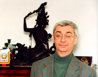 Jerzy Strączyński w domu