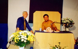 Jerzy Strączyński z Lamą Tenzinem Wangyalem Rinpoche